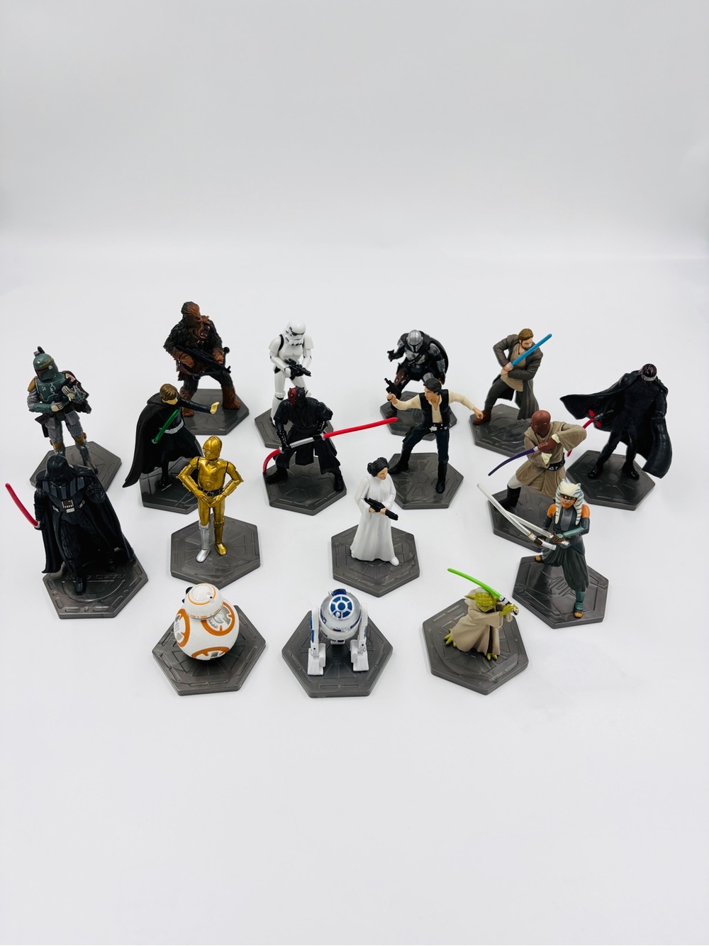 Disney Parks Star Wars Mega Mini Figurine Figures Collectible Lot Bundle Set